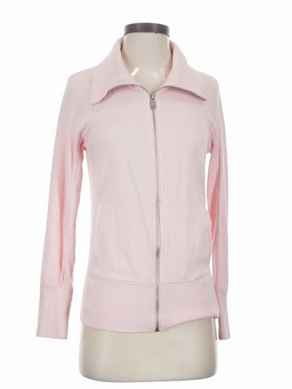 Lauren by Ralph Lauren Cotton Jacket Pink Zip-Up Jacket